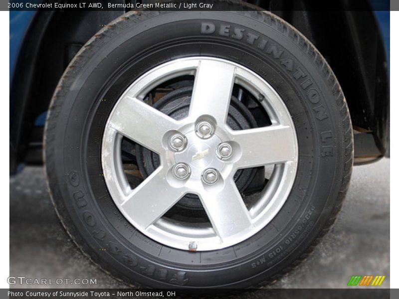 Bermuda Green Metallic / Light Gray 2006 Chevrolet Equinox LT AWD