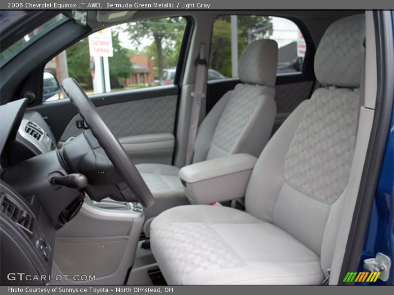 Bermuda Green Metallic / Light Gray 2006 Chevrolet Equinox LT AWD