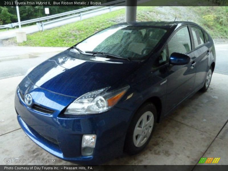 Blue Ribbon Metallic / Bisque 2011 Toyota Prius Hybrid II