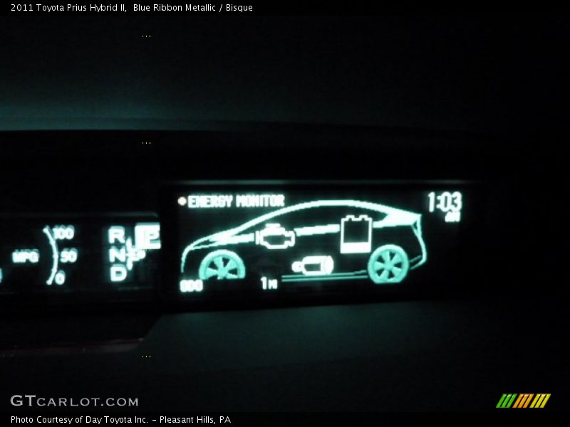 Blue Ribbon Metallic / Bisque 2011 Toyota Prius Hybrid II