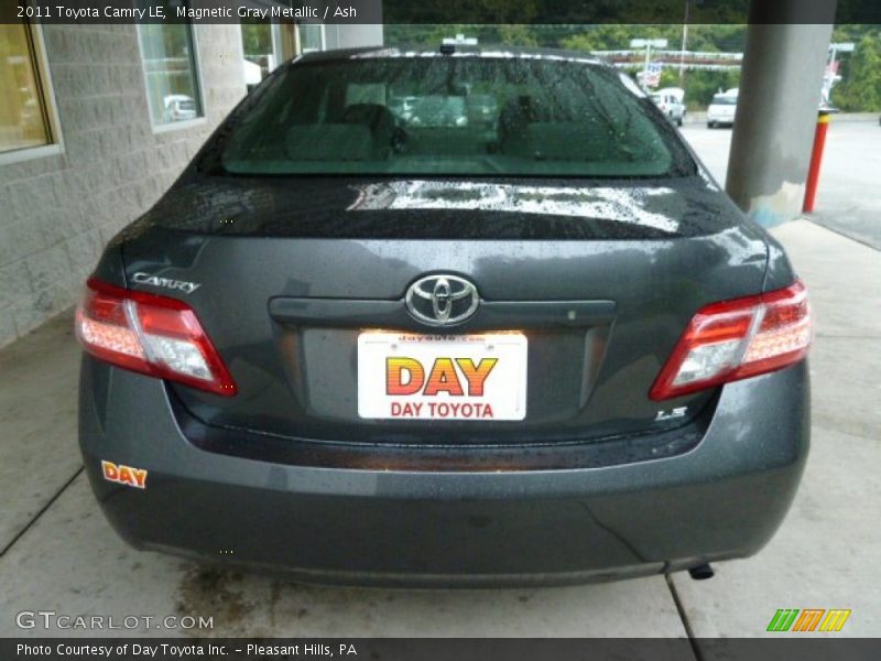 Magnetic Gray Metallic / Ash 2011 Toyota Camry LE
