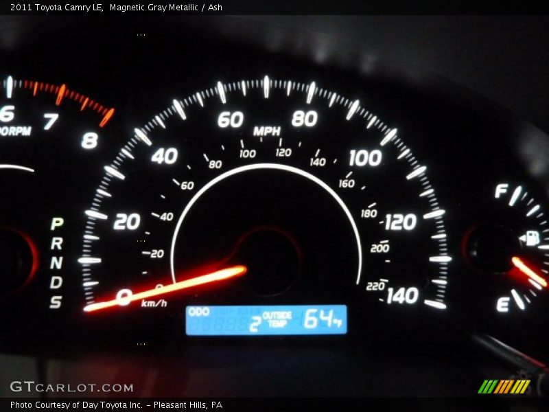 Magnetic Gray Metallic / Ash 2011 Toyota Camry LE