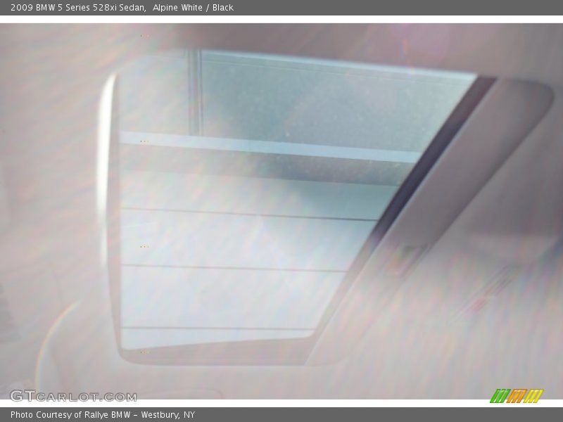 Alpine White / Black 2009 BMW 5 Series 528xi Sedan