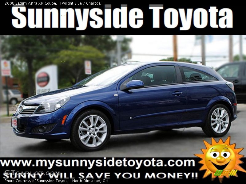 Twilight Blue / Charcoal 2008 Saturn Astra XR Coupe