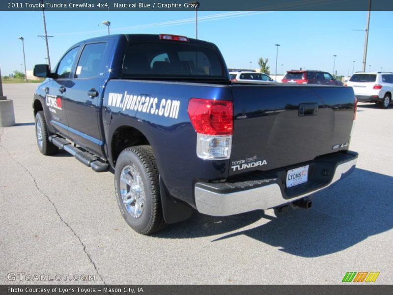 Nautical Blue / Graphite Gray 2011 Toyota Tundra CrewMax 4x4