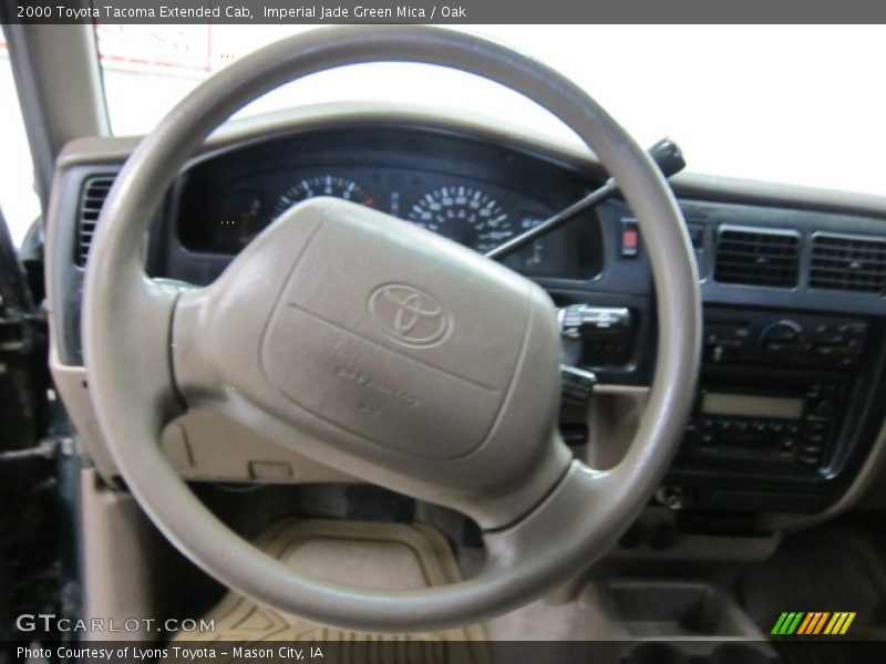 Imperial Jade Green Mica / Oak 2000 Toyota Tacoma Extended Cab