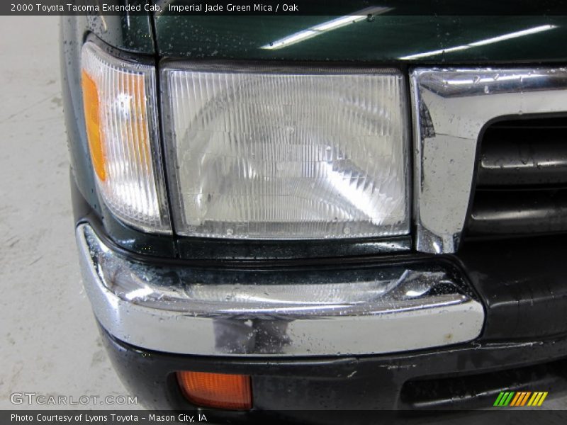 Imperial Jade Green Mica / Oak 2000 Toyota Tacoma Extended Cab