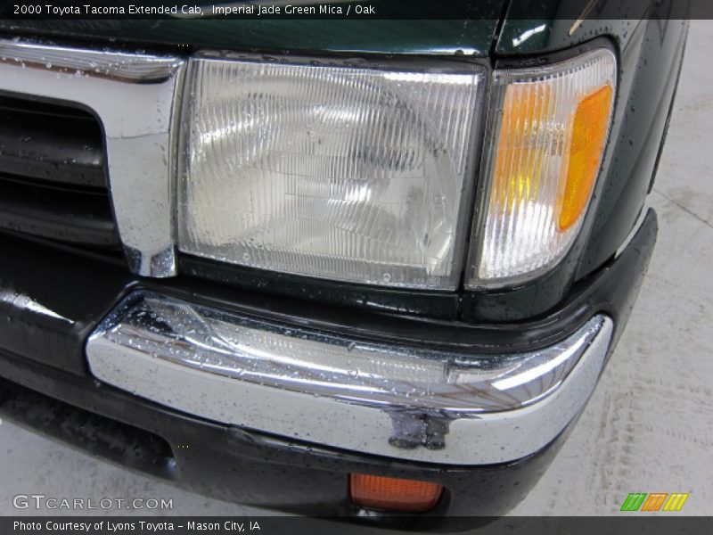Imperial Jade Green Mica / Oak 2000 Toyota Tacoma Extended Cab