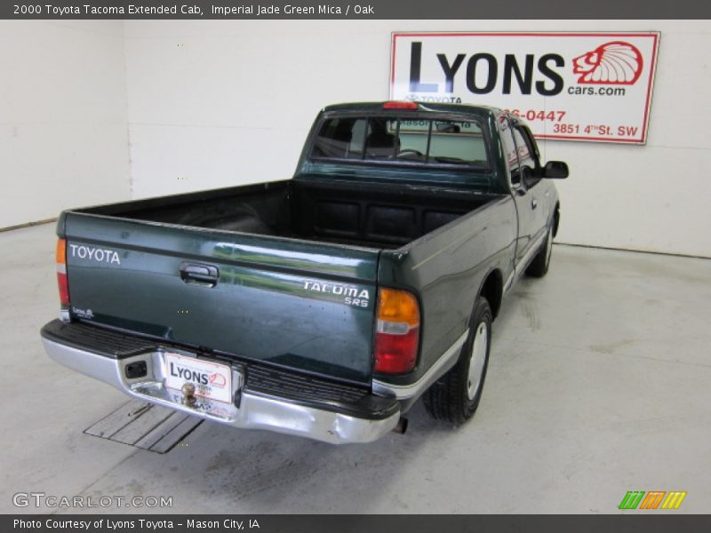 Imperial Jade Green Mica / Oak 2000 Toyota Tacoma Extended Cab