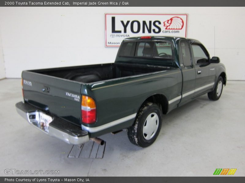 Imperial Jade Green Mica / Oak 2000 Toyota Tacoma Extended Cab