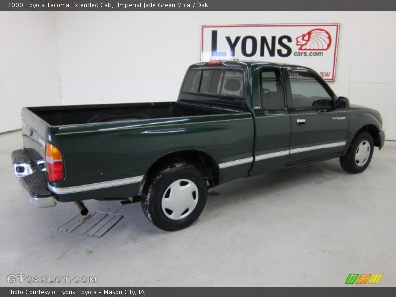 Imperial Jade Green Mica / Oak 2000 Toyota Tacoma Extended Cab