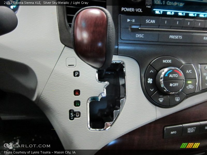 Silver Sky Metallic / Light Gray 2011 Toyota Sienna XLE