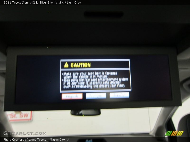Silver Sky Metallic / Light Gray 2011 Toyota Sienna XLE