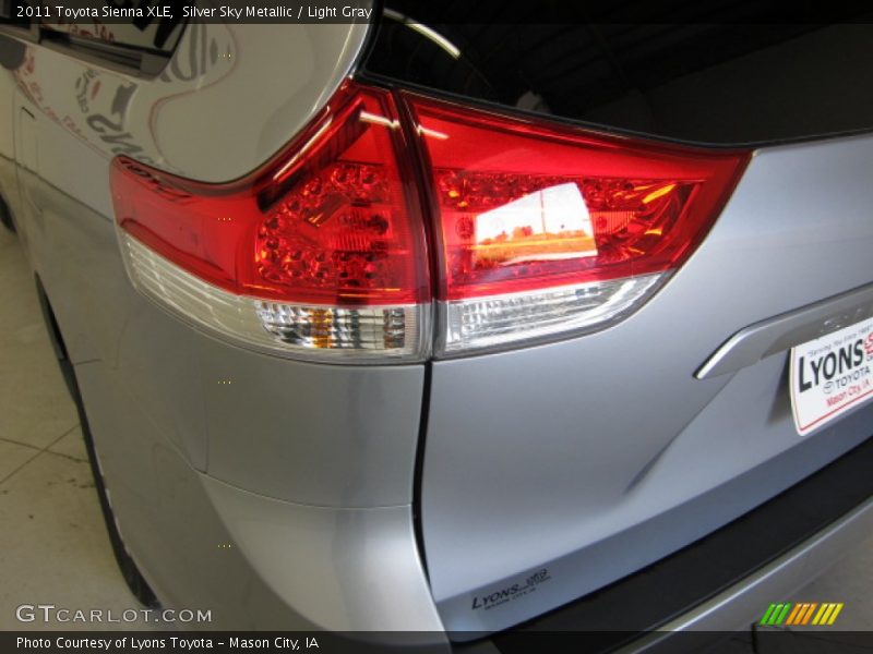 Silver Sky Metallic / Light Gray 2011 Toyota Sienna XLE