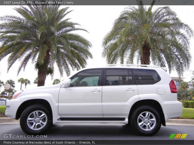  2007 GX 470 Blizzard White Pearl