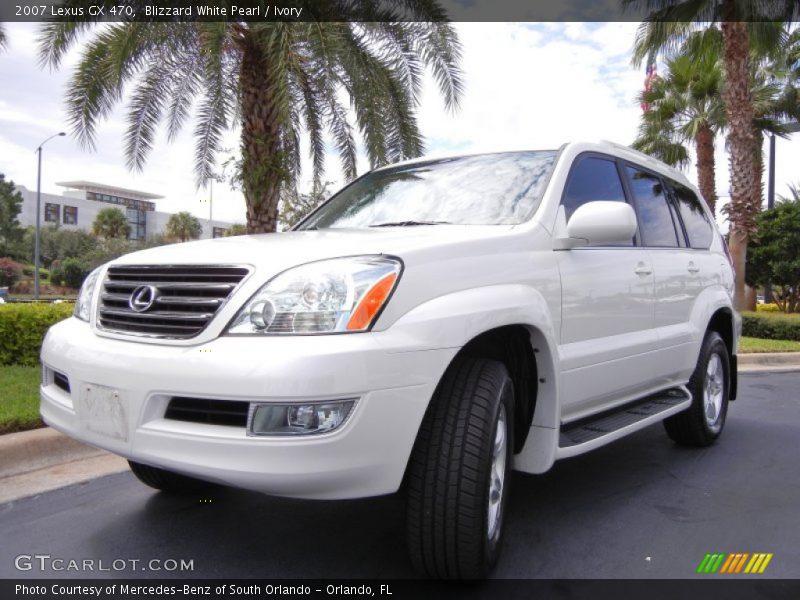Blizzard White Pearl / Ivory 2007 Lexus GX 470