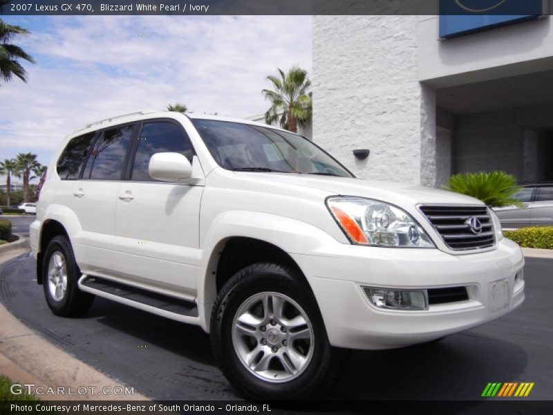 Blizzard White Pearl / Ivory 2007 Lexus GX 470