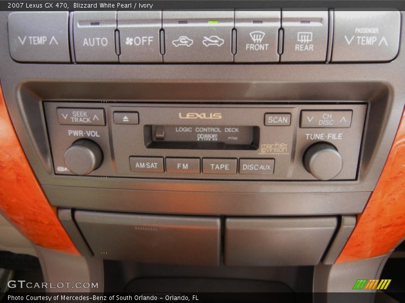 Controls of 2007 GX 470