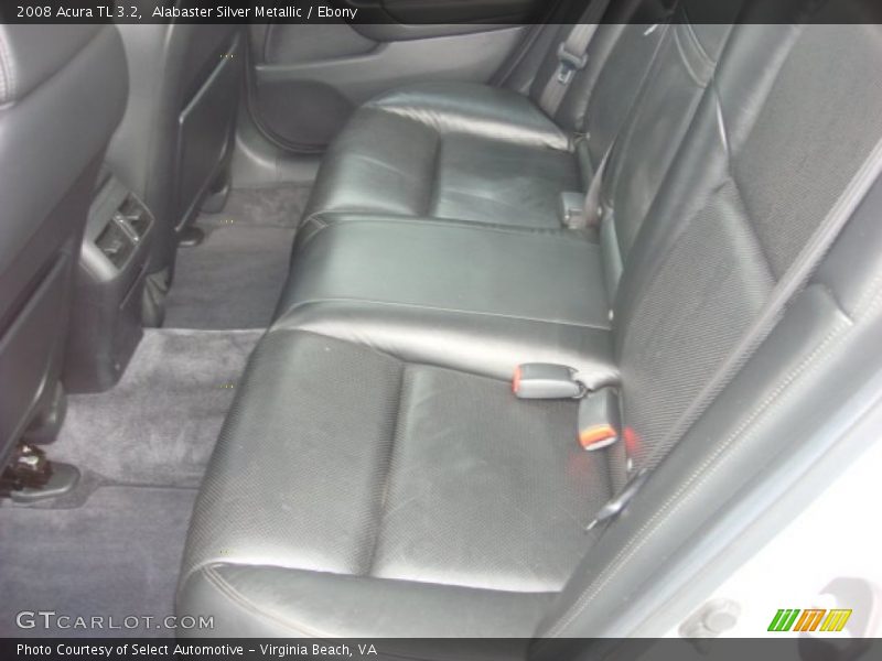Alabaster Silver Metallic / Ebony 2008 Acura TL 3.2