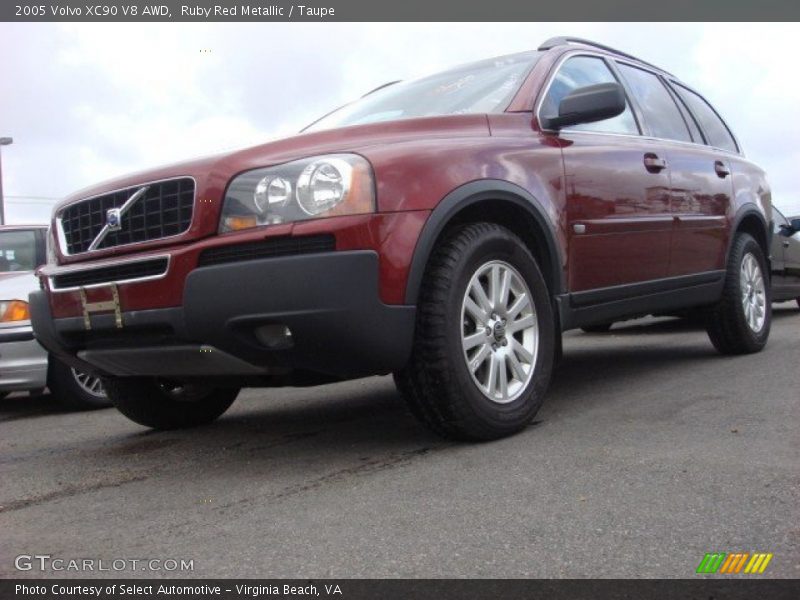 Ruby Red Metallic / Taupe 2005 Volvo XC90 V8 AWD