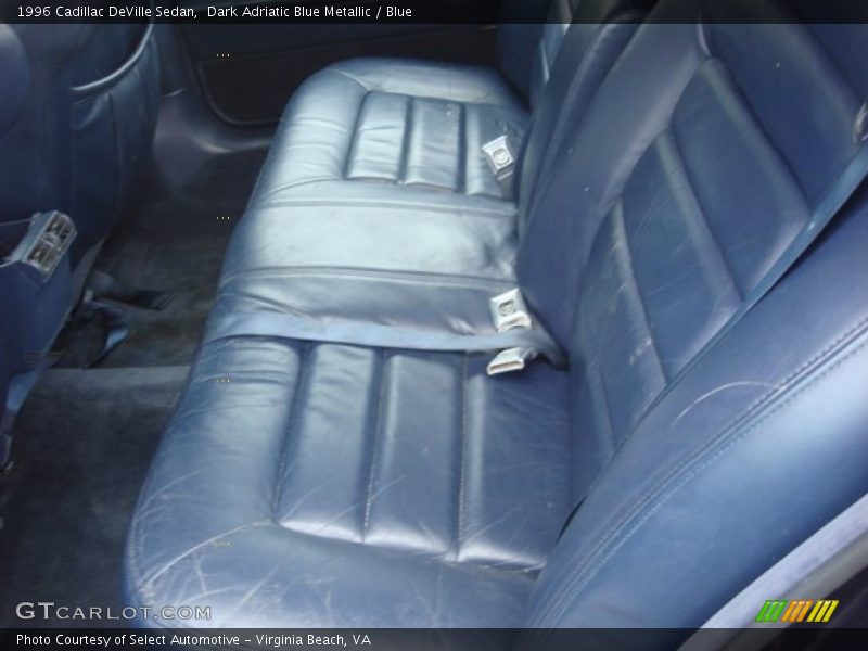 Dark Adriatic Blue Metallic / Blue 1996 Cadillac DeVille Sedan