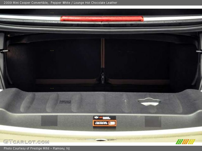 Pepper White / Lounge Hot Chocolate Leather 2009 Mini Cooper Convertible