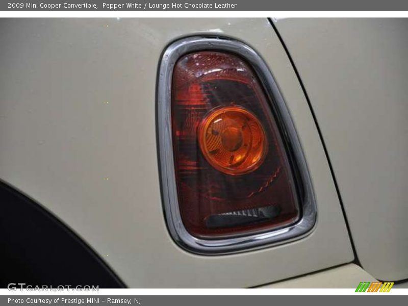 Pepper White / Lounge Hot Chocolate Leather 2009 Mini Cooper Convertible