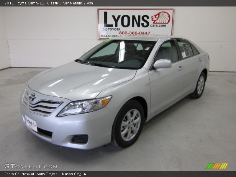 Classic Silver Metallic / Ash 2011 Toyota Camry LE