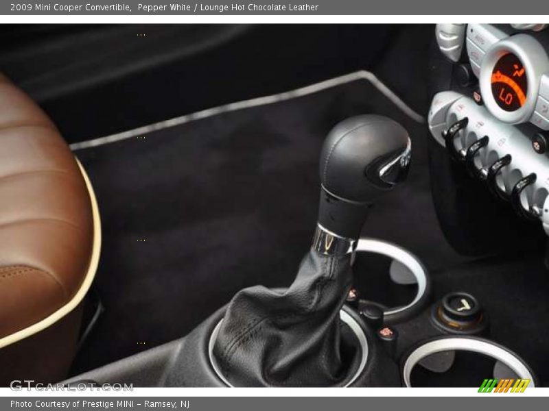 Pepper White / Lounge Hot Chocolate Leather 2009 Mini Cooper Convertible