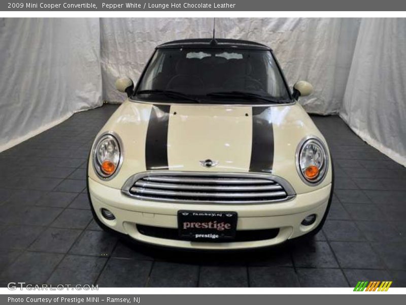 Pepper White / Lounge Hot Chocolate Leather 2009 Mini Cooper Convertible
