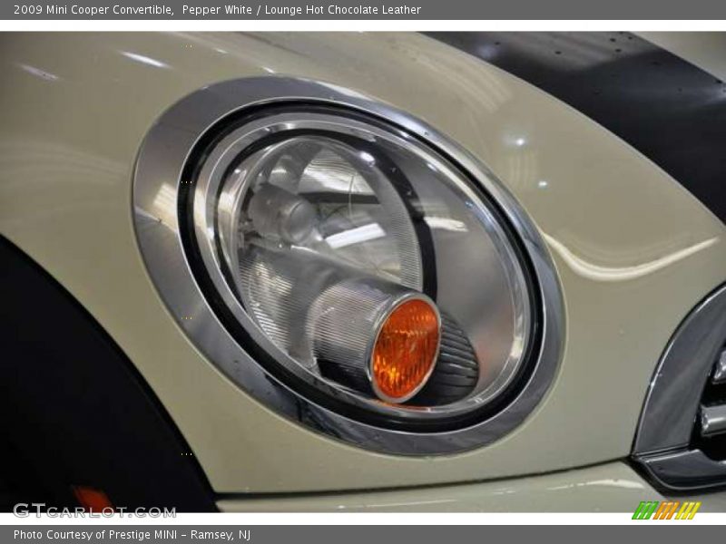 Pepper White / Lounge Hot Chocolate Leather 2009 Mini Cooper Convertible