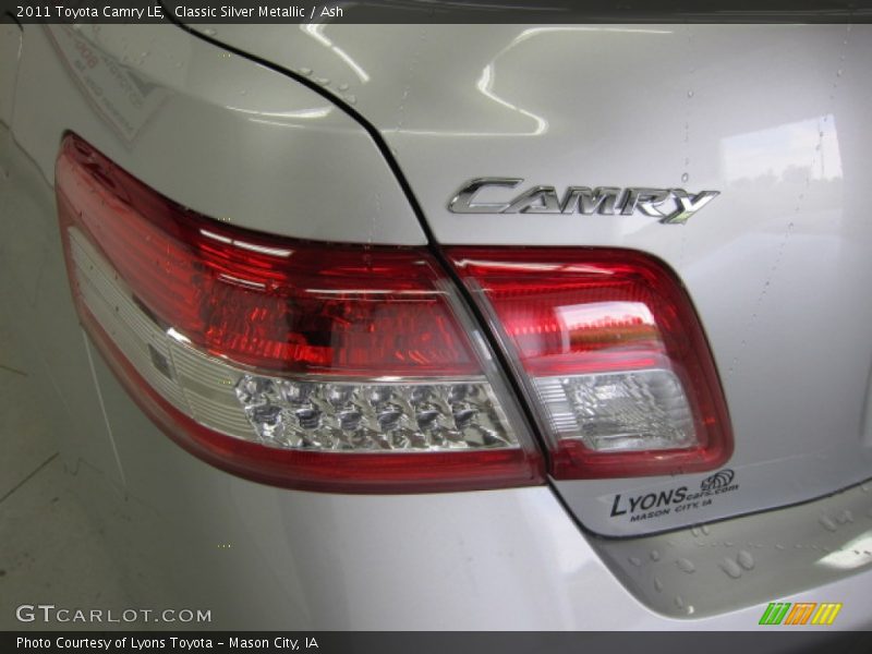 Classic Silver Metallic / Ash 2011 Toyota Camry LE