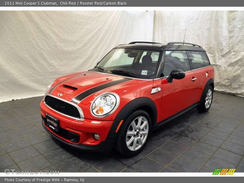Chili Red / Rooster Red/Carbon Black 2011 Mini Cooper S Clubman