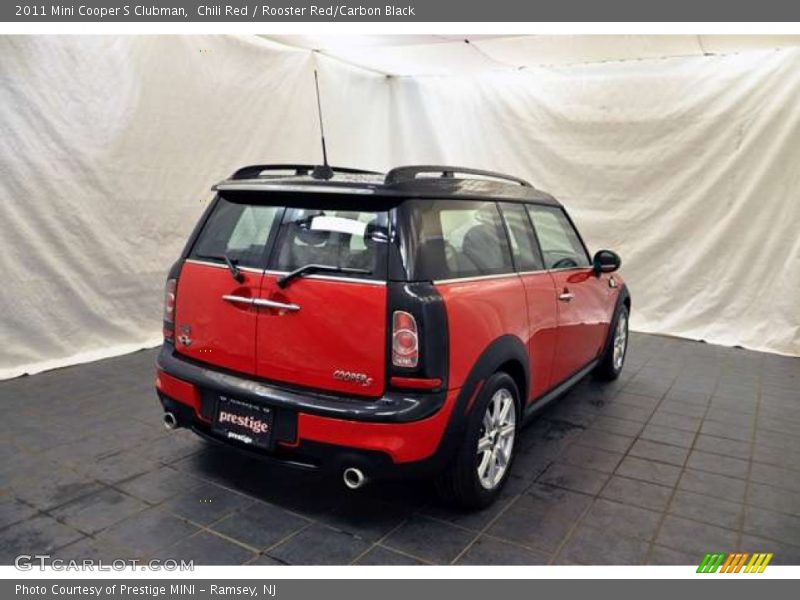 Chili Red / Rooster Red/Carbon Black 2011 Mini Cooper S Clubman