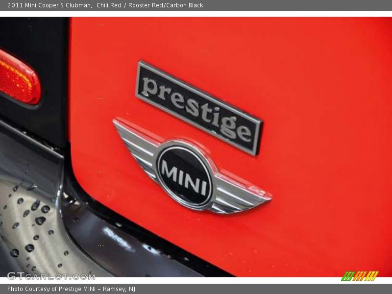 Chili Red / Rooster Red/Carbon Black 2011 Mini Cooper S Clubman