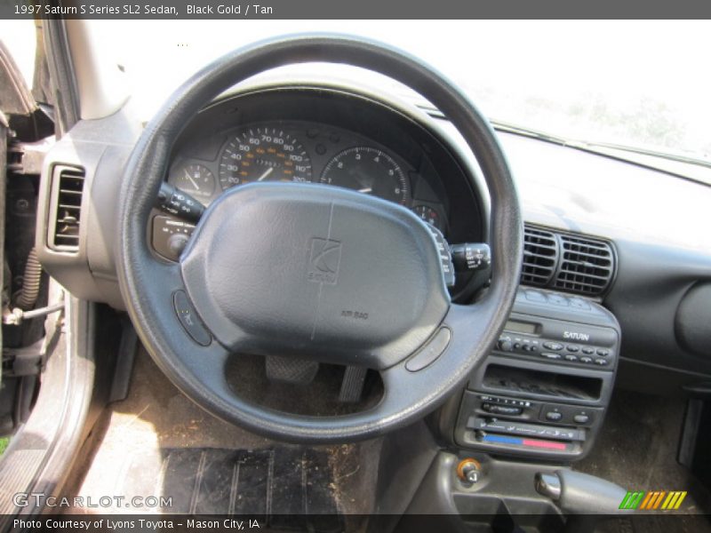 Black Gold / Tan 1997 Saturn S Series SL2 Sedan