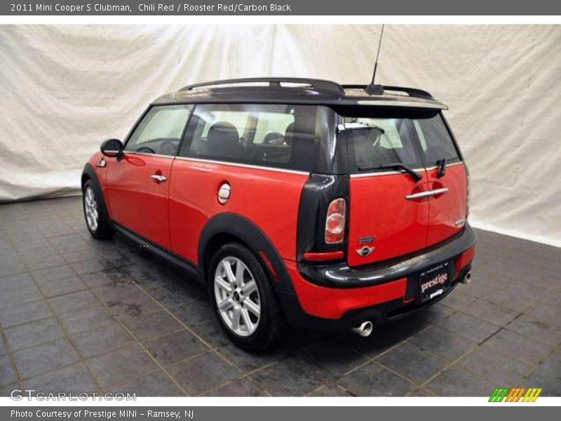 Chili Red / Rooster Red/Carbon Black 2011 Mini Cooper S Clubman
