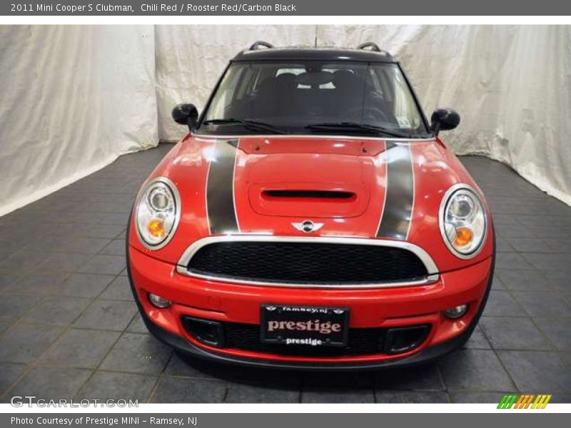 Chili Red / Rooster Red/Carbon Black 2011 Mini Cooper S Clubman