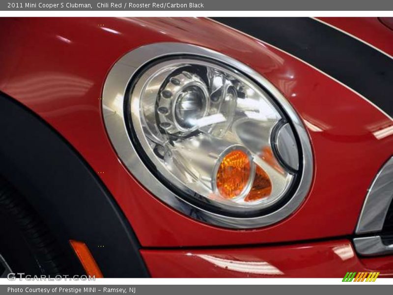 Chili Red / Rooster Red/Carbon Black 2011 Mini Cooper S Clubman