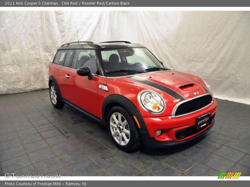 Chili Red / Rooster Red/Carbon Black 2011 Mini Cooper S Clubman