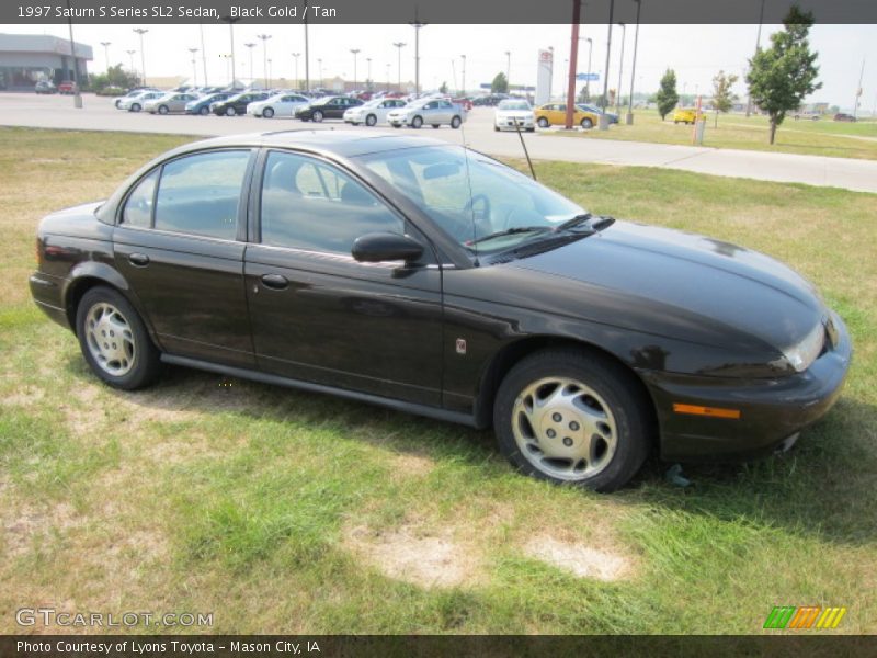 Black Gold / Tan 1997 Saturn S Series SL2 Sedan