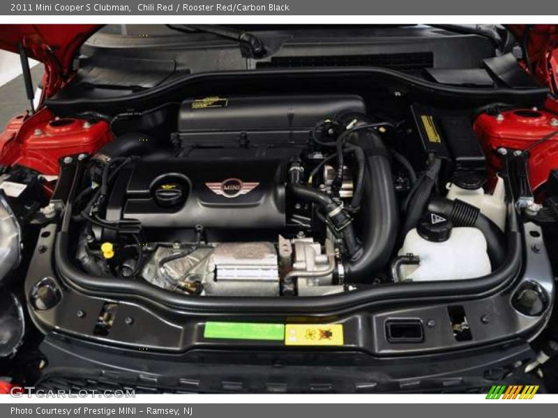 Chili Red / Rooster Red/Carbon Black 2011 Mini Cooper S Clubman