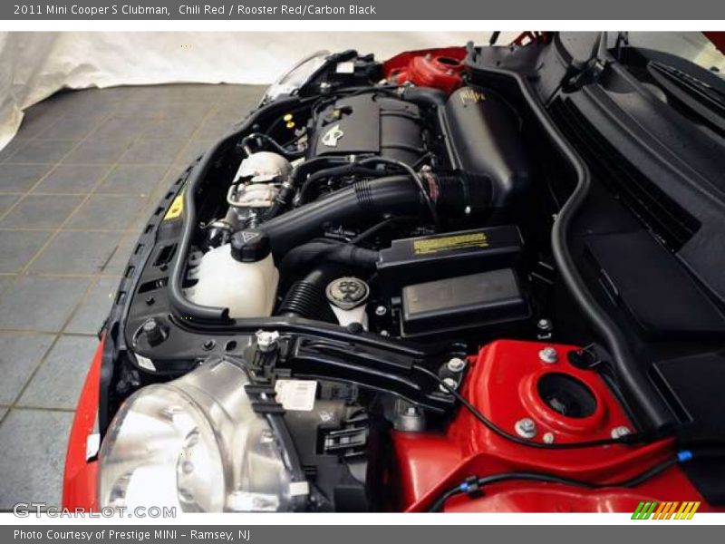 Chili Red / Rooster Red/Carbon Black 2011 Mini Cooper S Clubman