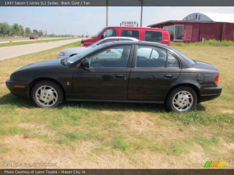 Black Gold / Tan 1997 Saturn S Series SL2 Sedan