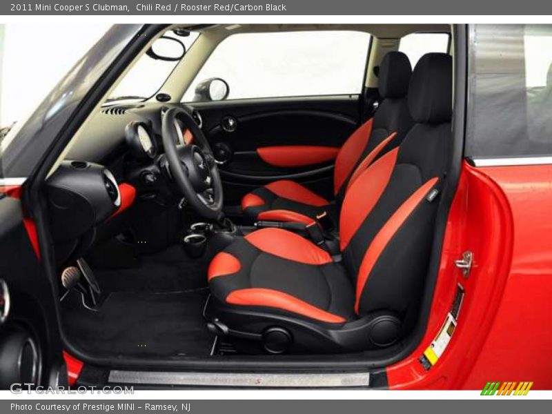 Chili Red / Rooster Red/Carbon Black 2011 Mini Cooper S Clubman