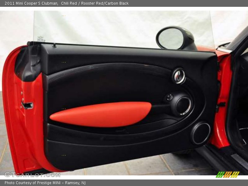 Chili Red / Rooster Red/Carbon Black 2011 Mini Cooper S Clubman