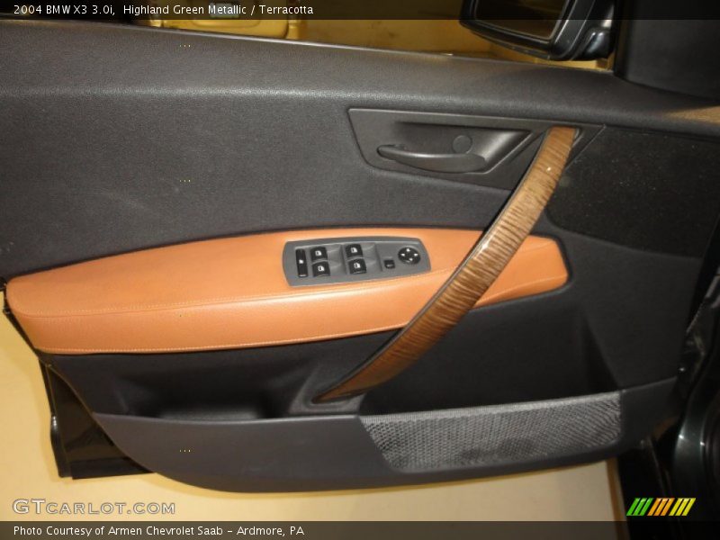 Highland Green Metallic / Terracotta 2004 BMW X3 3.0i