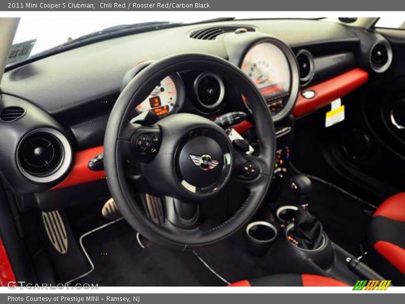 Chili Red / Rooster Red/Carbon Black 2011 Mini Cooper S Clubman