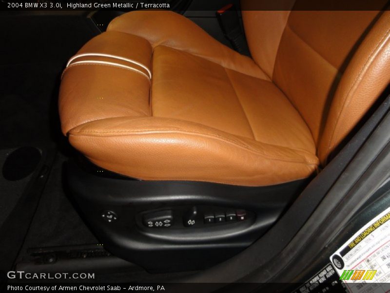 Highland Green Metallic / Terracotta 2004 BMW X3 3.0i