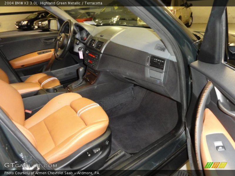 Highland Green Metallic / Terracotta 2004 BMW X3 3.0i